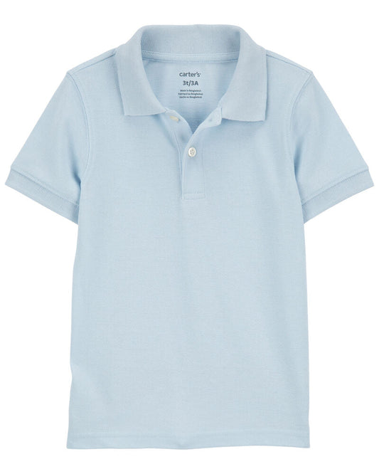 Carter's  Ribbed Collar Polo Shirt