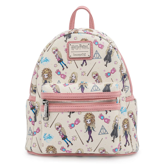 Harry Potter Luna Lovegood AOP Loungefly Mini Backpack