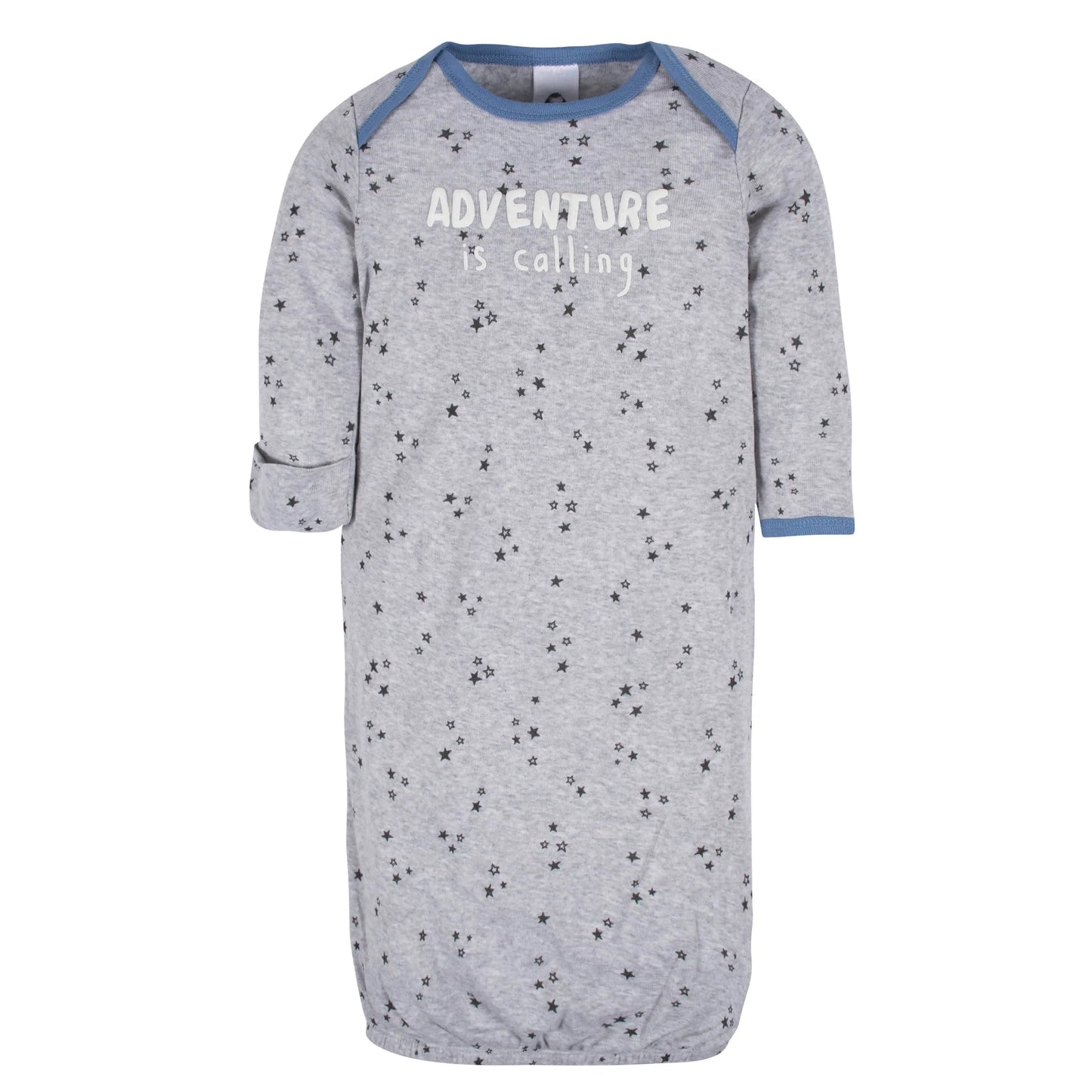 4-Pack Baby Boys Space Explorer Gowns