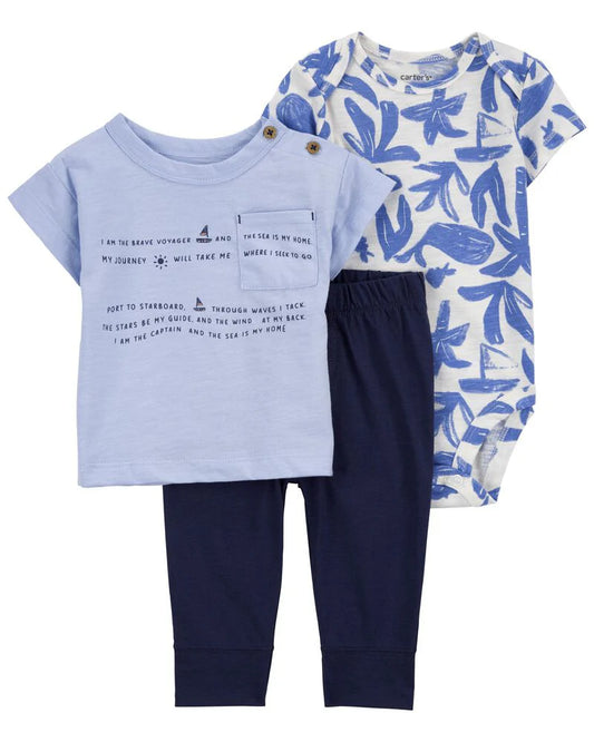 Carter's 3-Piece Bodysuit & Pant Set