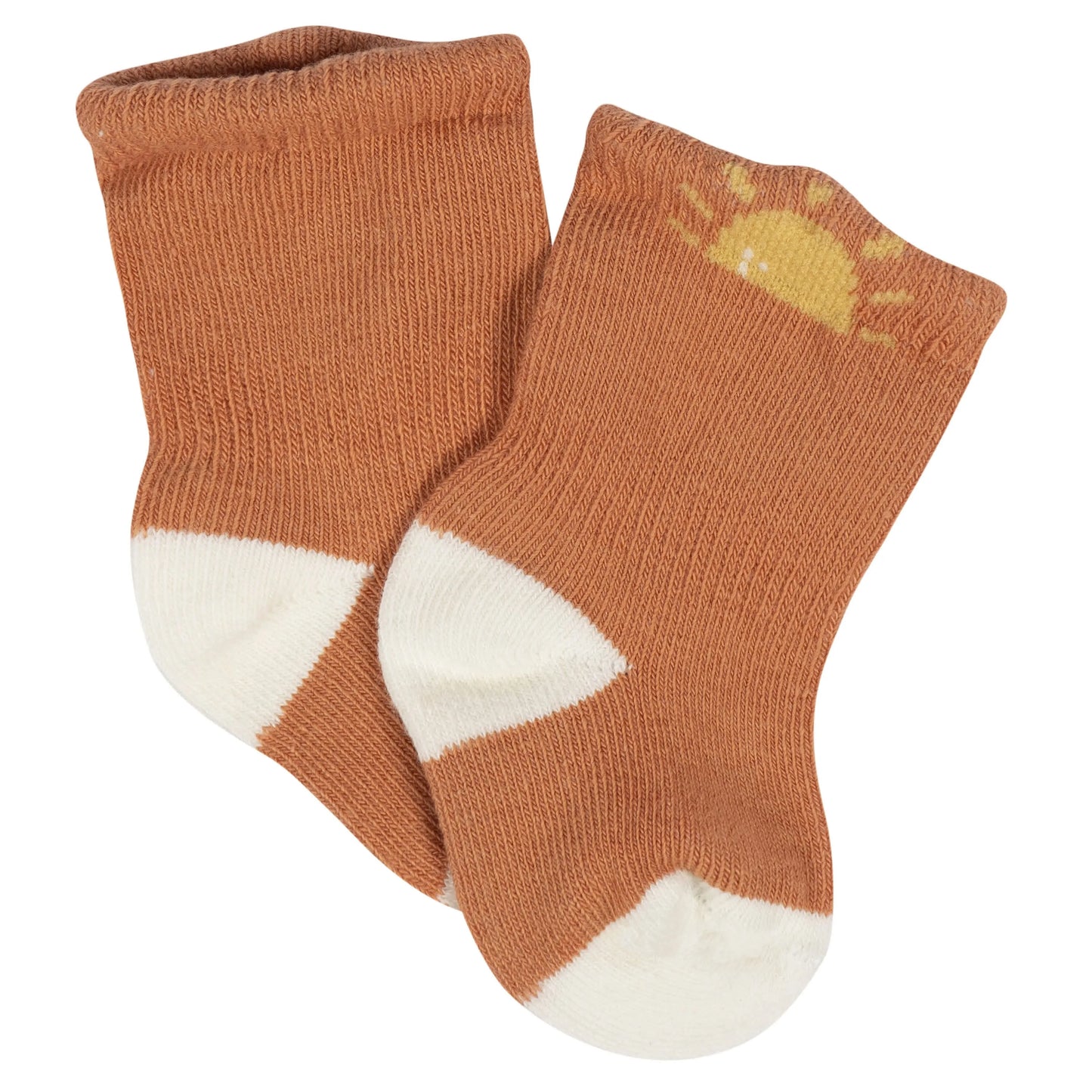 8-Pack Baby Neutral Southwest Jersey Wiggle Proof Socks