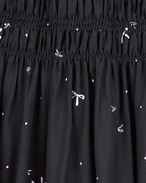 Kid Butterfly Maxi Skirt - Pink