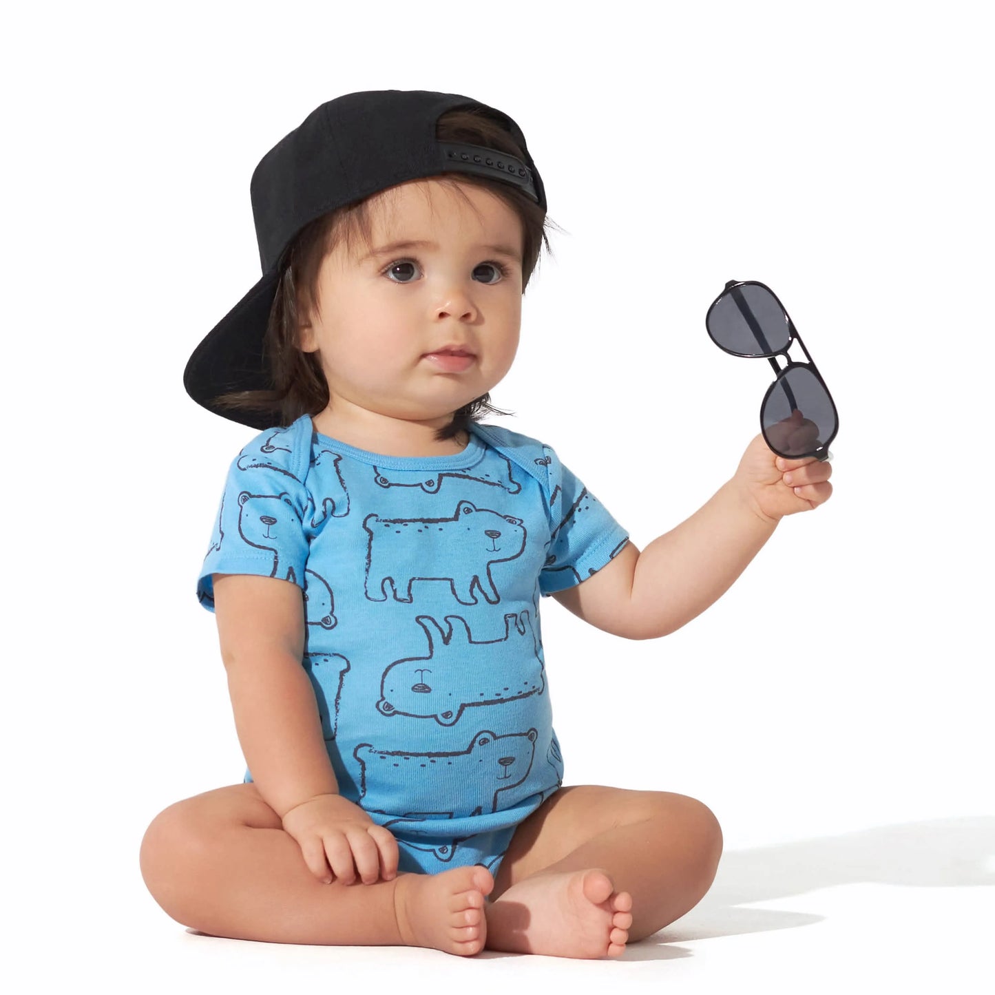 8-Pack Baby Boys Unbearably Cute Short Sleeve Onesies Bodysuits