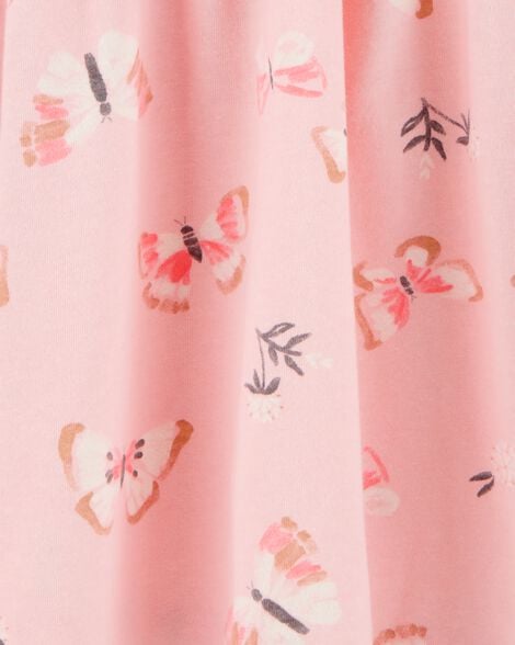 Toddler Butterfly Tank Dress - Pink