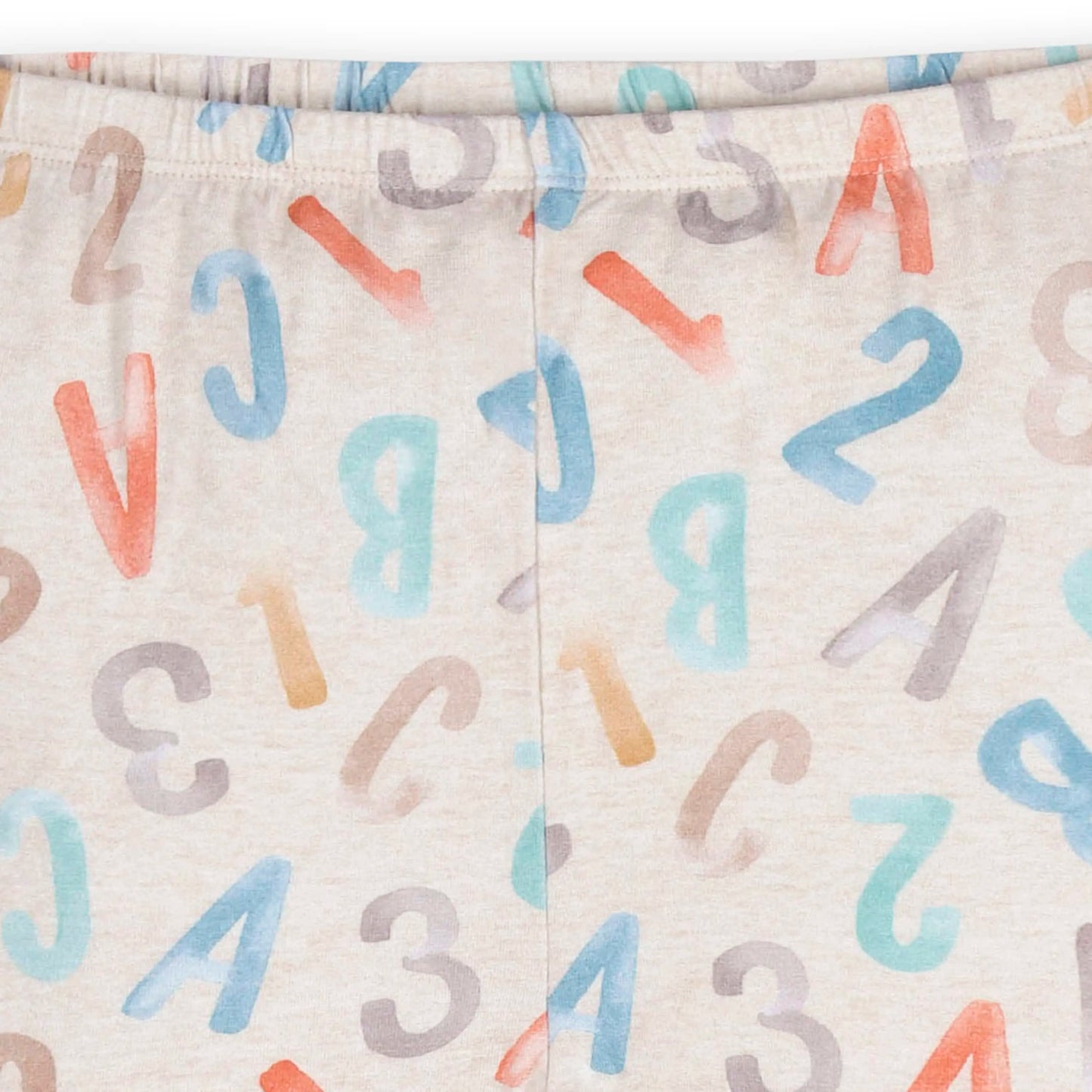 2-Piece Infant & Toddler Alphabet Soup Buttery Soft Viscose Made from Eucalyptus Snug Fit Pajamas