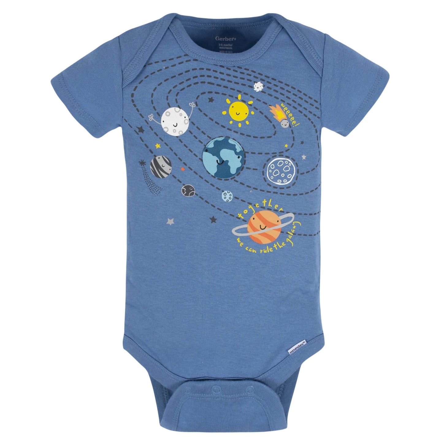 5-Pack Baby Boys Space Explorer Onesies Bodysuits