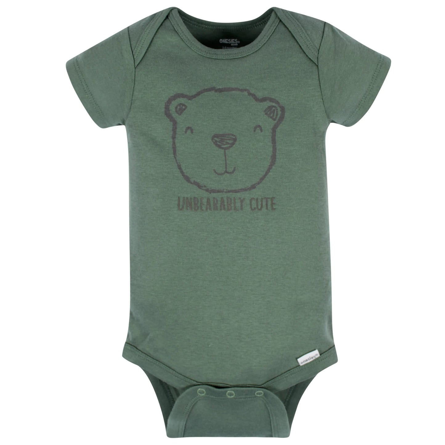 8-Pack Baby Boys Unbearably Cute Short Sleeve Onesies Bodysuits