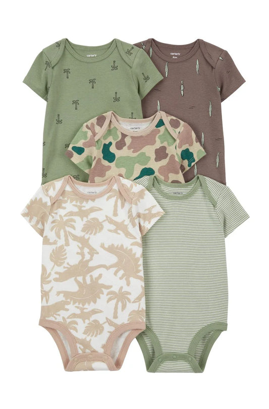 Carter's Baby 5-Pack Dinosaur Bodysuits