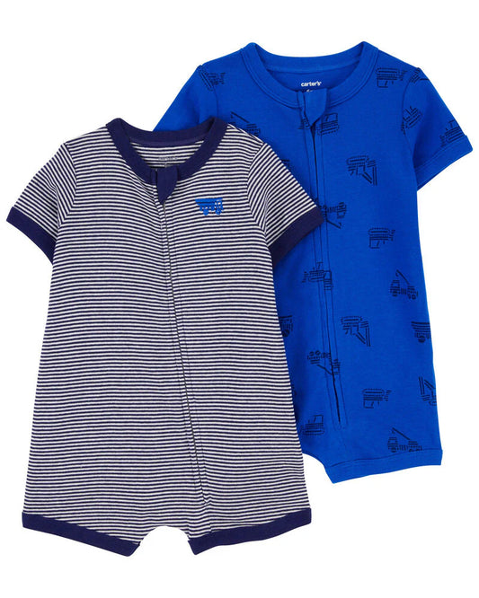Carter's 2-Pack Cotton Rompers