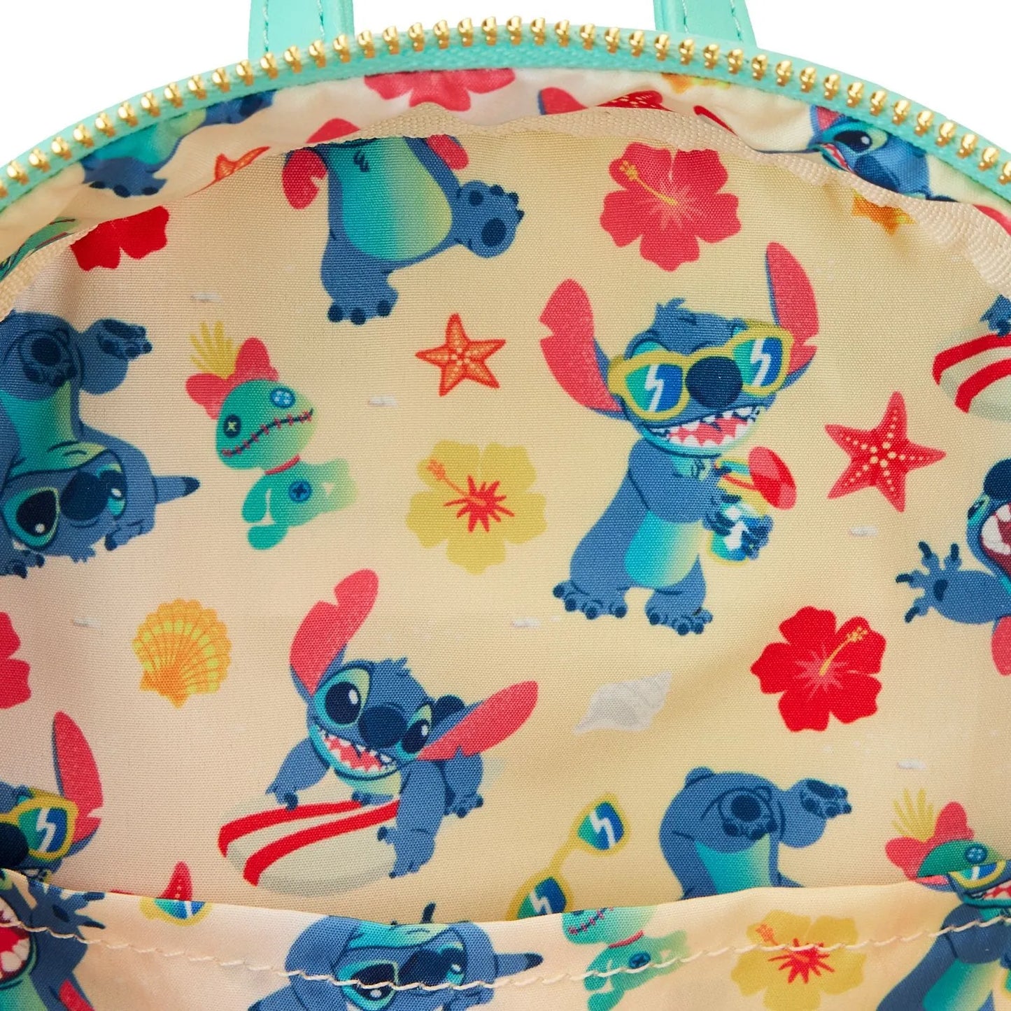 Stitch Sand Castle Beach Surprise Loungefly Mini Backpack