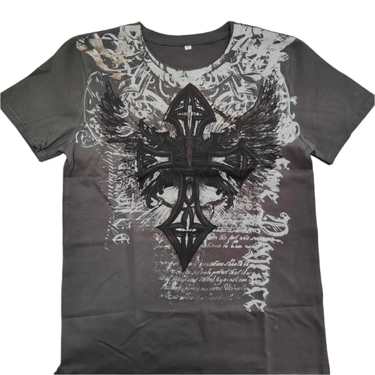 WINGED CRUCIFIX TEE