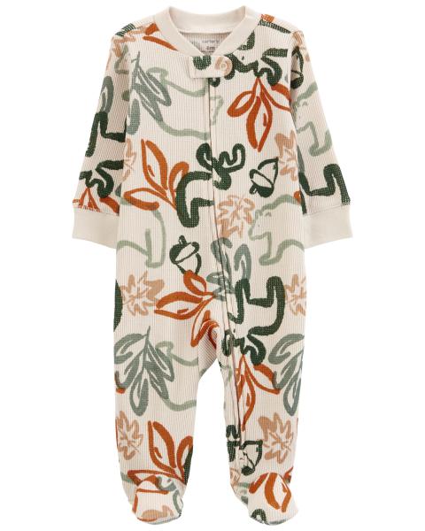 Carter's Baby Moose 2-Way Zip Thermal Sleep & Play