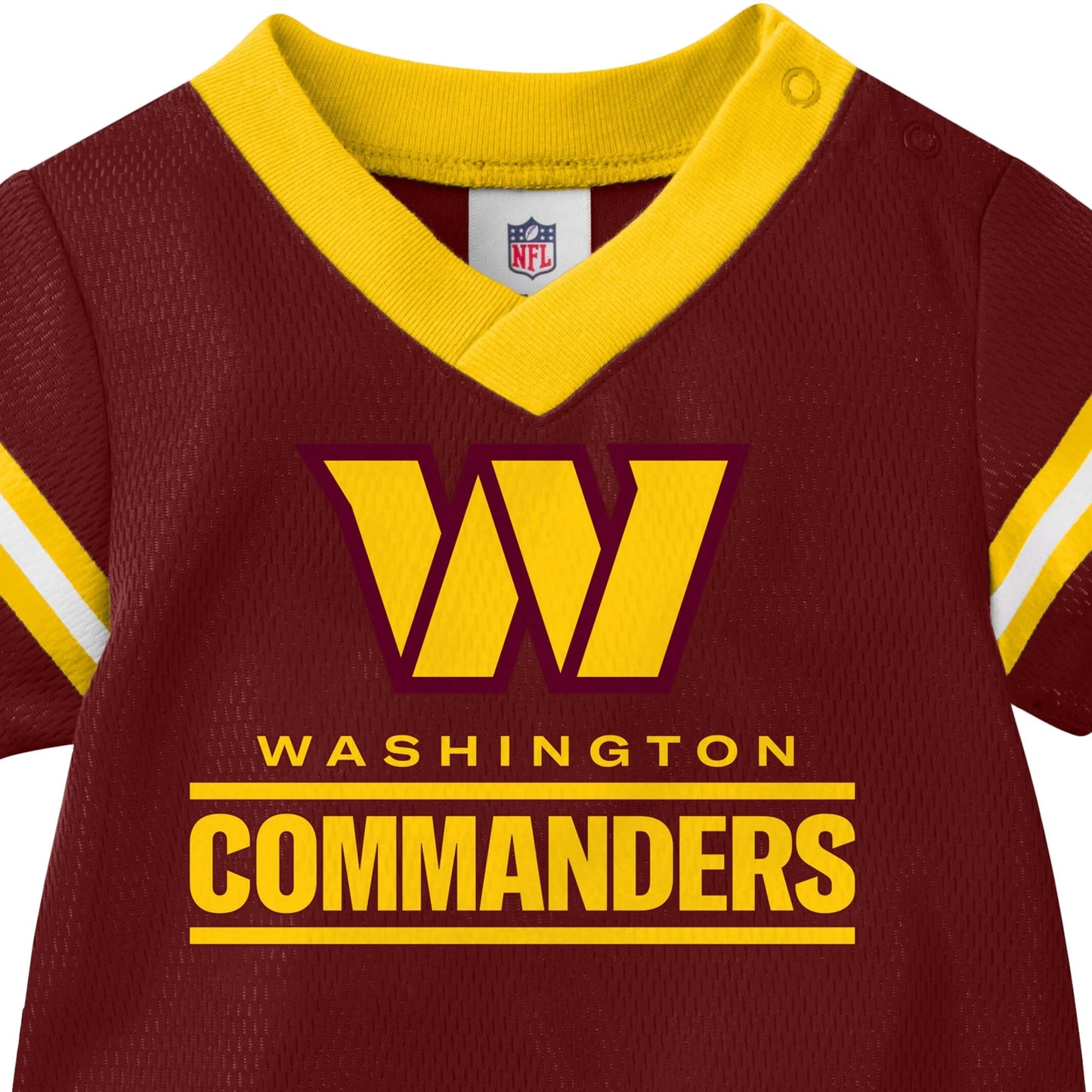 Baby Boys Commanders Short Sleeve Jersey Bodysuit