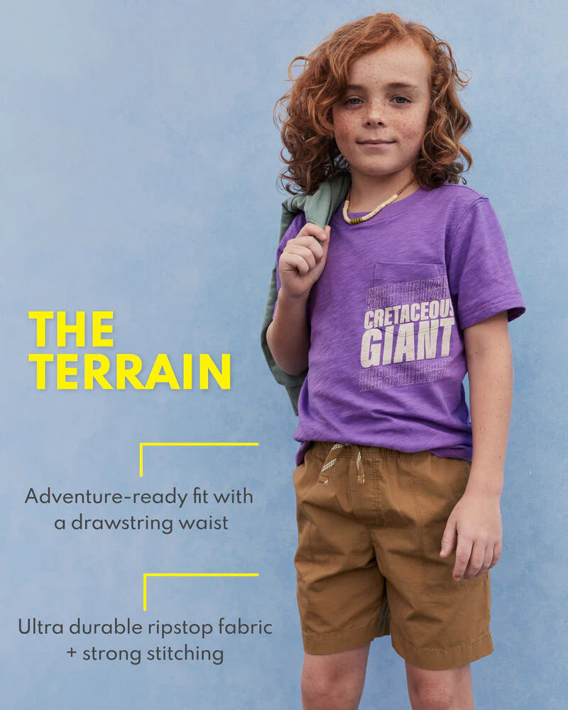 Carter's Toddler Pull-On Canvas Shorts
