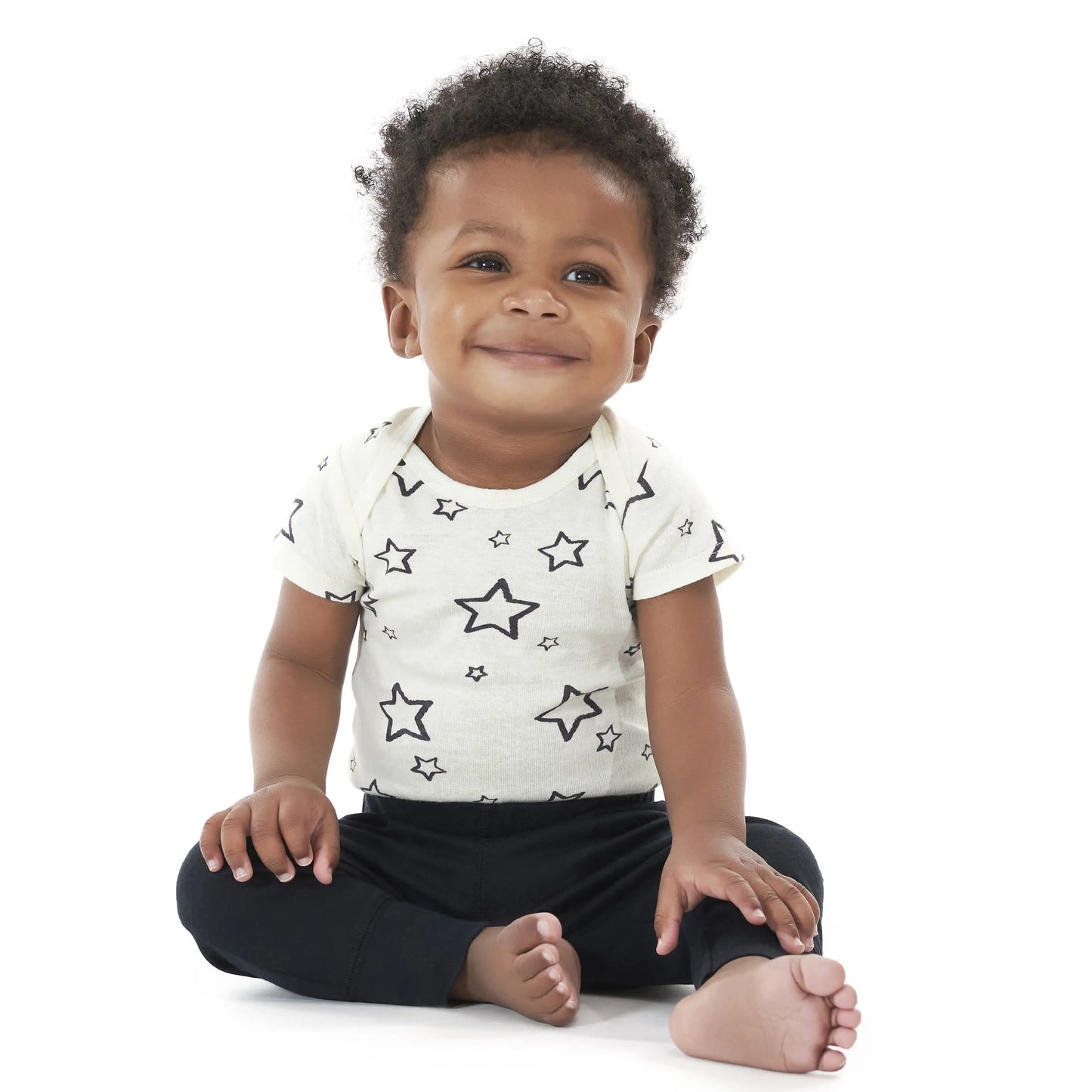 8-Pack Baby Neutral Words Onesies Brand Bodysuits