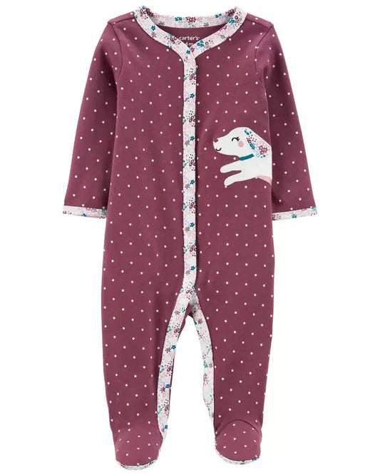 Carter's Dog Snap-Up Cotton Sleep & Play