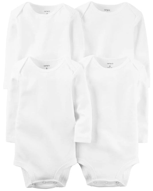 Carter's 4-Pack Long-Sleeve Original Bodysuits