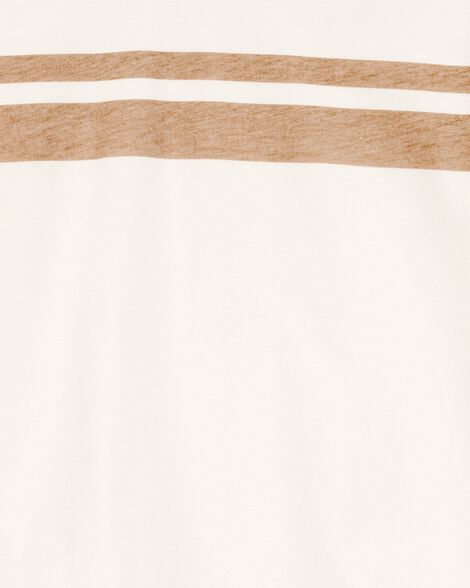 Baby Striped Short-Sleeve Tee - Cream