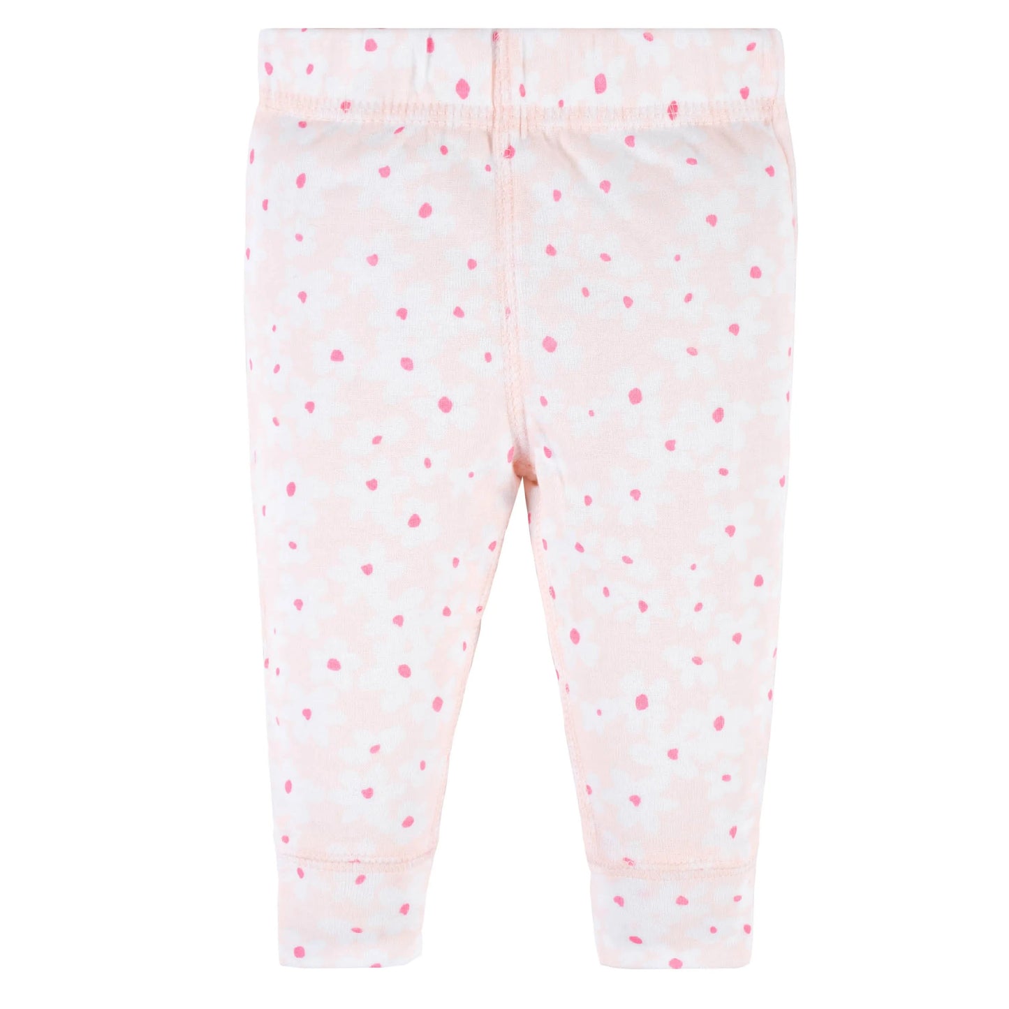 3-Piece Baby Girls Summer Blossom Short Sleeve Onesies Bodysuits & Pants Set