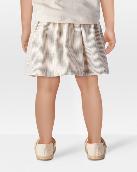 Toddler Striped Pull-On Skort