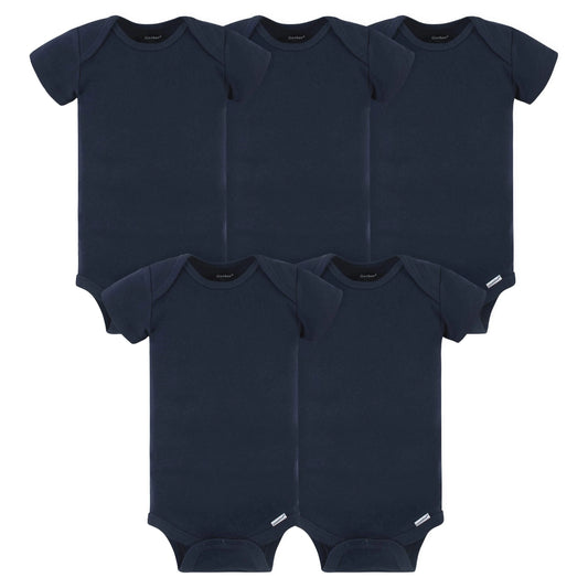 5-Pack Baby Navy Onesies Bodysuits