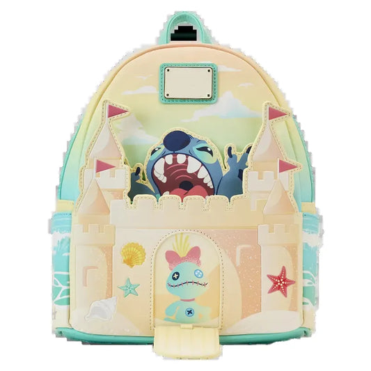 Stitch Sandcastle Beach Surprise Mini Backpack