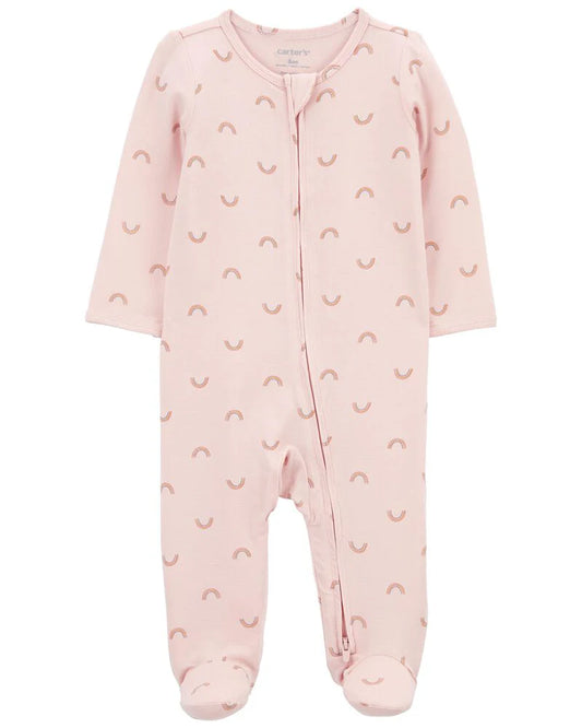Carter's Rainbow Zip-Up PurelySoft Sleep and Play ECOVERO