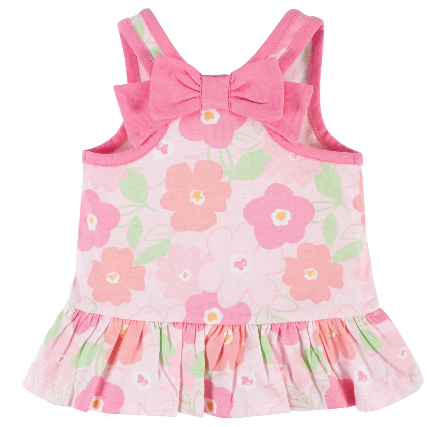 2-Piece Baby Girls Summer Blossom Sleeveless Tunic & Legging Set