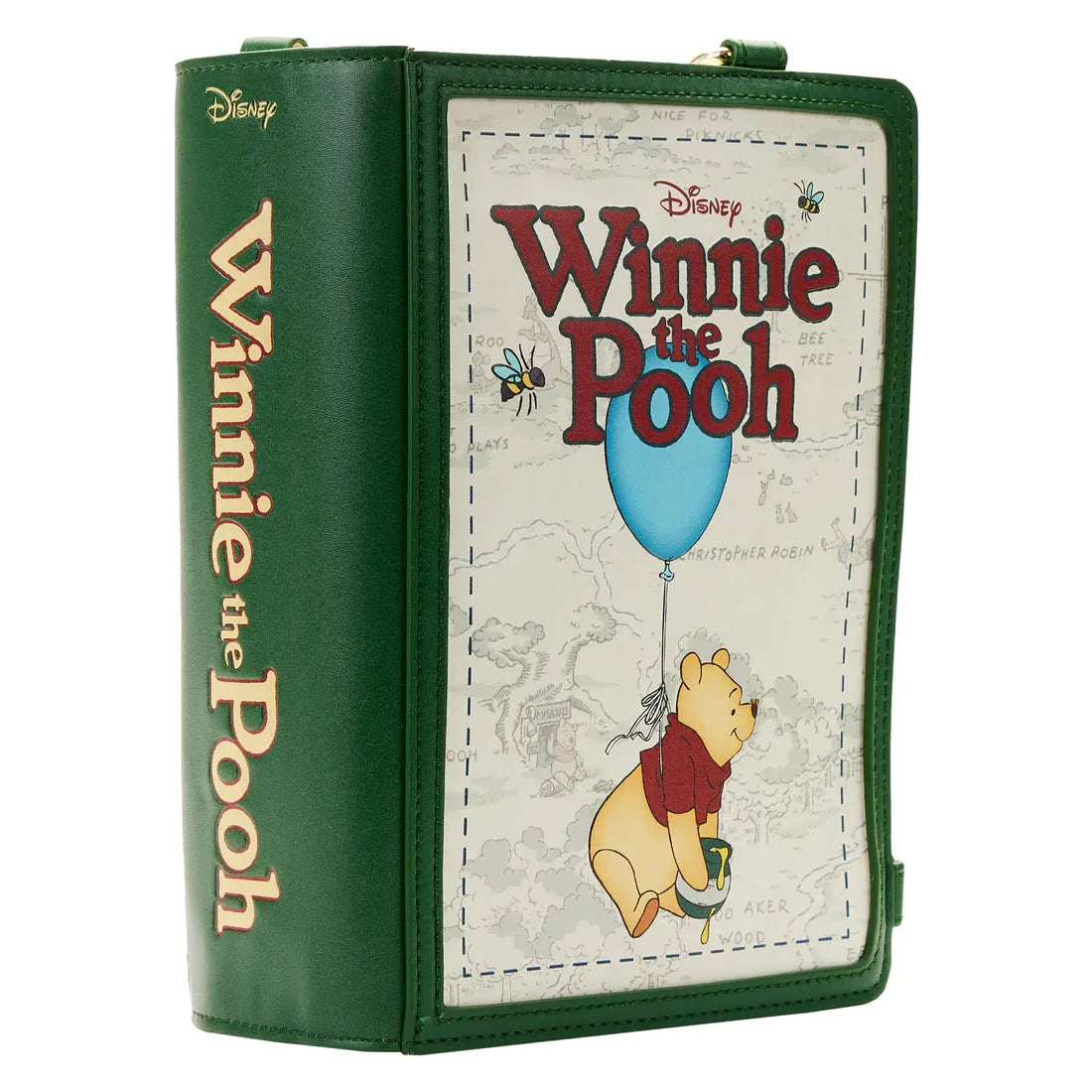 Winnie the Pooh Classic Book Cover Convertible Crossbody Bag