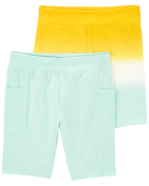 Carter's Kid Hello Happy Sun Graphic Tee with 2-Pack Bike Shorts