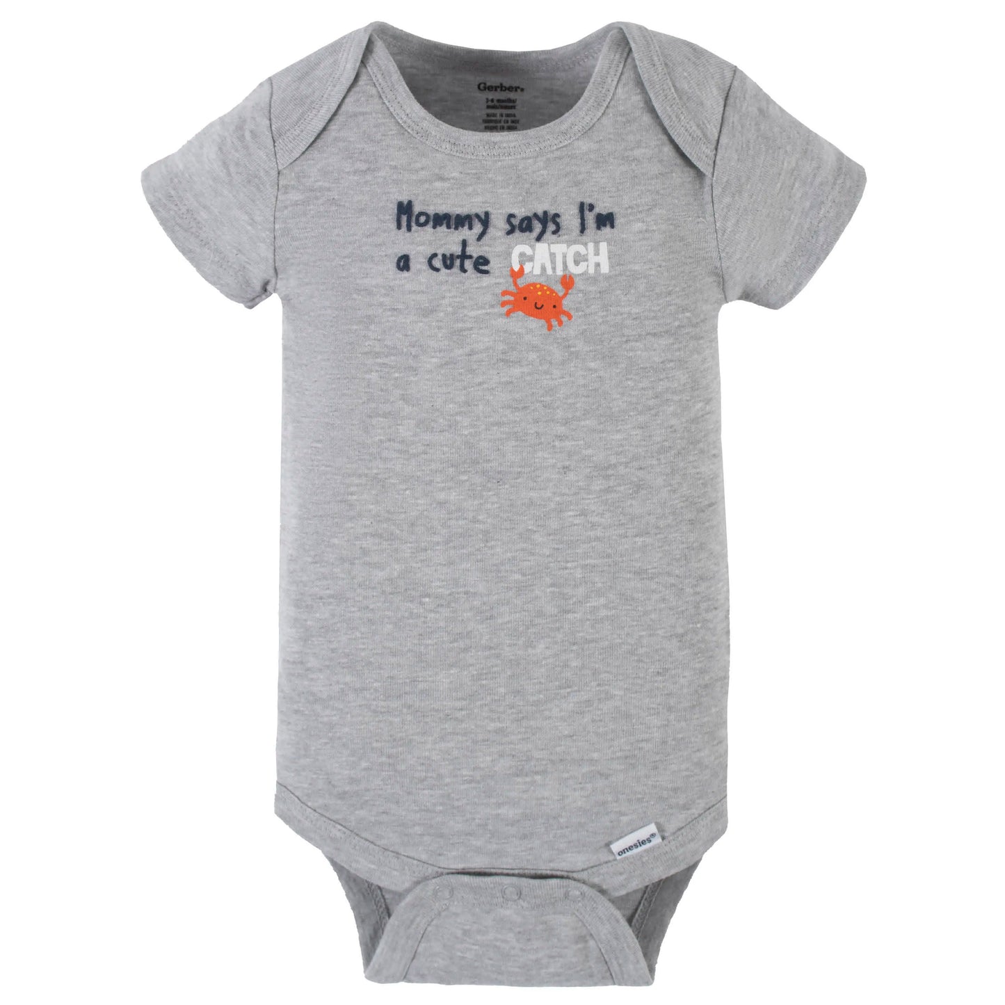 4-Pack Baby Boys Sea Friends Short Sleeve Onesies Bodysuits