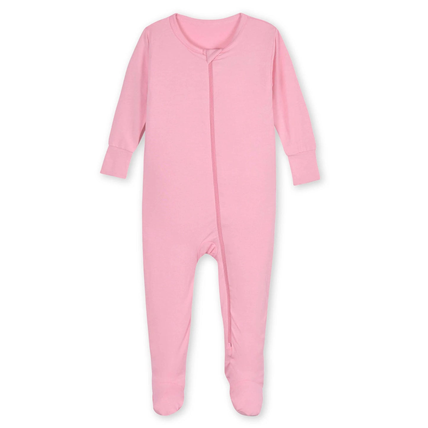 Baby & Toddler Pink Lemonade Buttery Soft Viscose Made from Eucalyptus Snug Fit Footed Pajamas