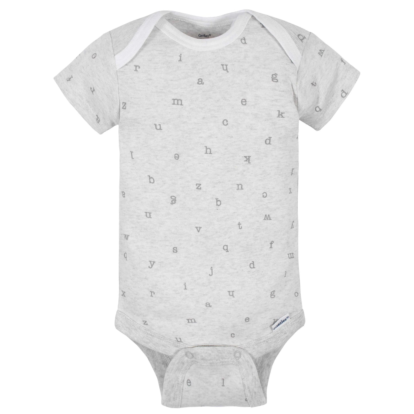 8-Pack Baby Neutral Words Short Sleeve Onesies Bodysuits