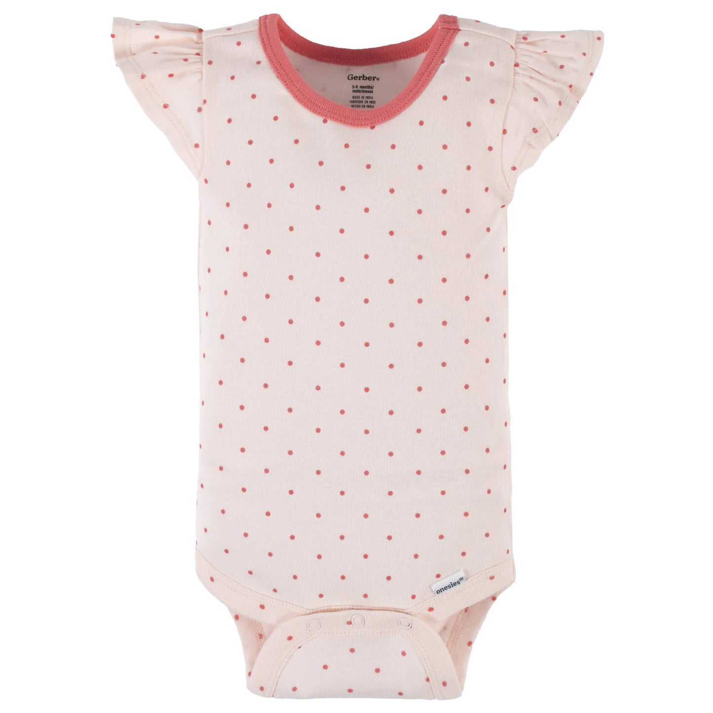 4-Pack Baby Girls Cherry Kisses Short Sleeve Onesies Bodysuits