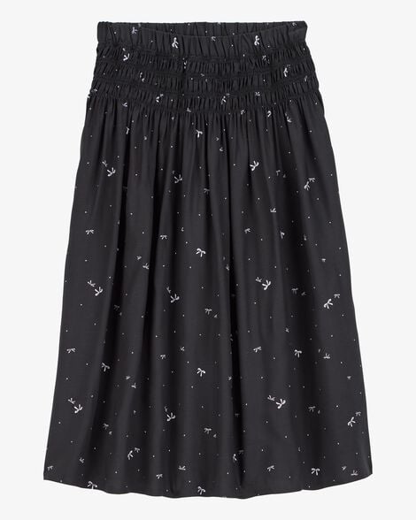 Kid Butterfly Maxi Skirt - Pink