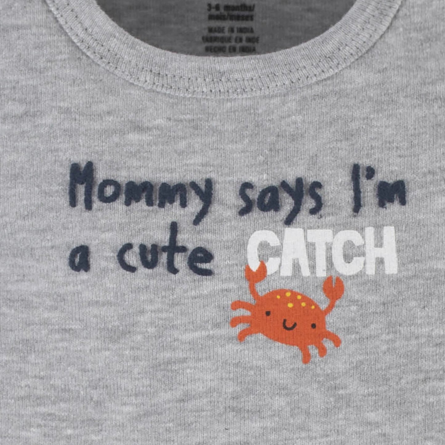 4-Pack Baby Boys Sea Friends Short Sleeve Onesies Bodysuits